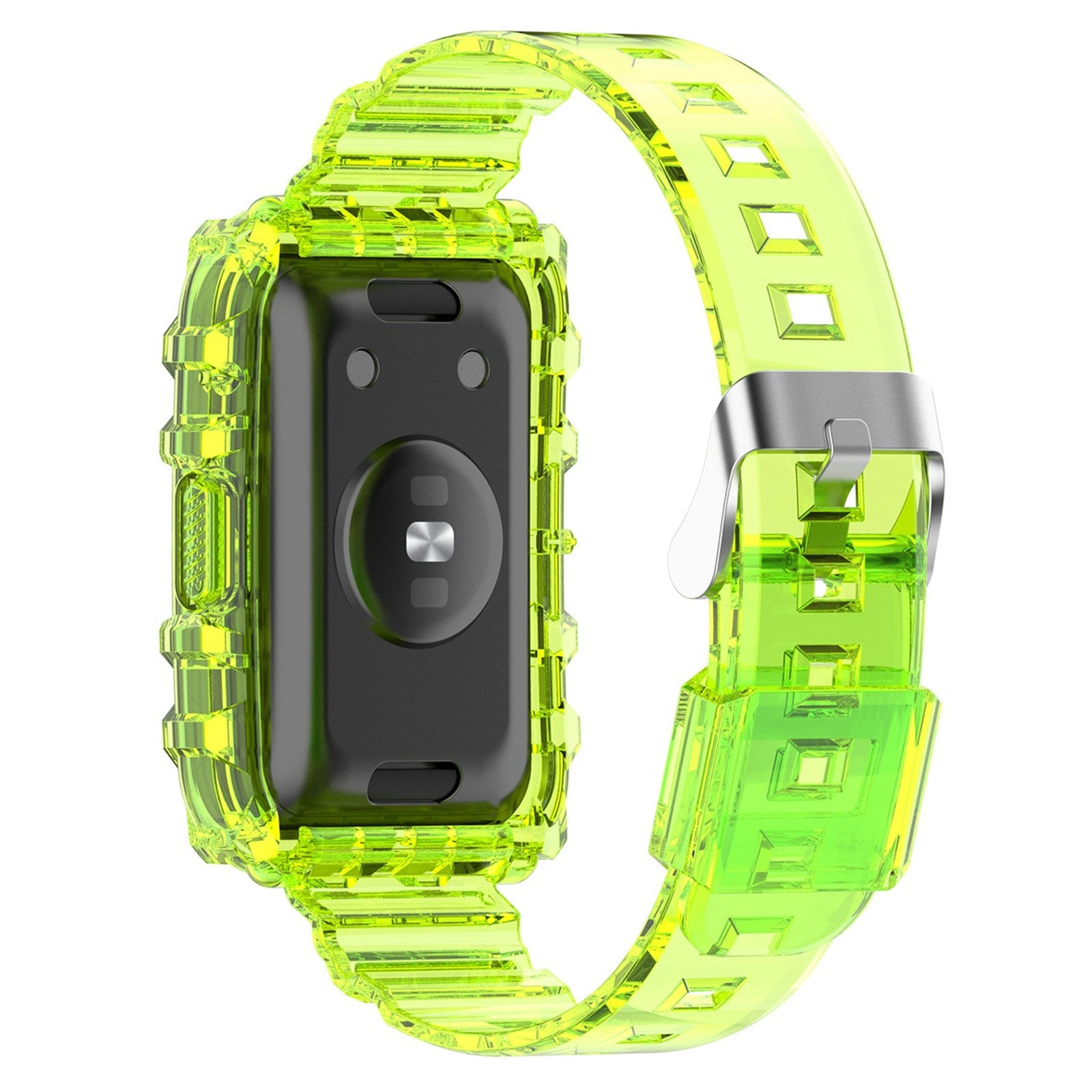 For Xiaomi Mi Band 7 Pro Solid Color Silicone Smart Watch Band with Integrated Watch Case Clear Replacement Wrist Strap For Xiaomi Mi Band 7 Pro Solid Color Silicone Smart Watch Band with Integrated Watch Case Clear Replacement Wrist Strap